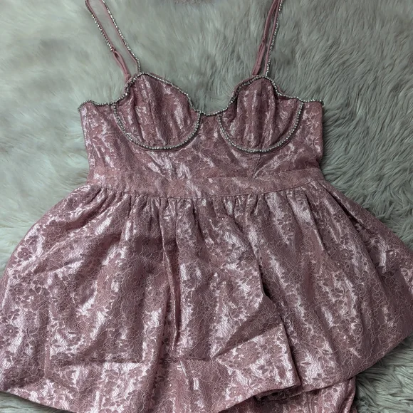 NWT For Love and Lemons Shai Maxi Gown Dress - Picture 7 of 16